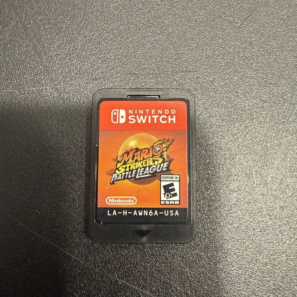 Mario Strikers Battle League Nintendo Switch Case & Game Cartridge Tested